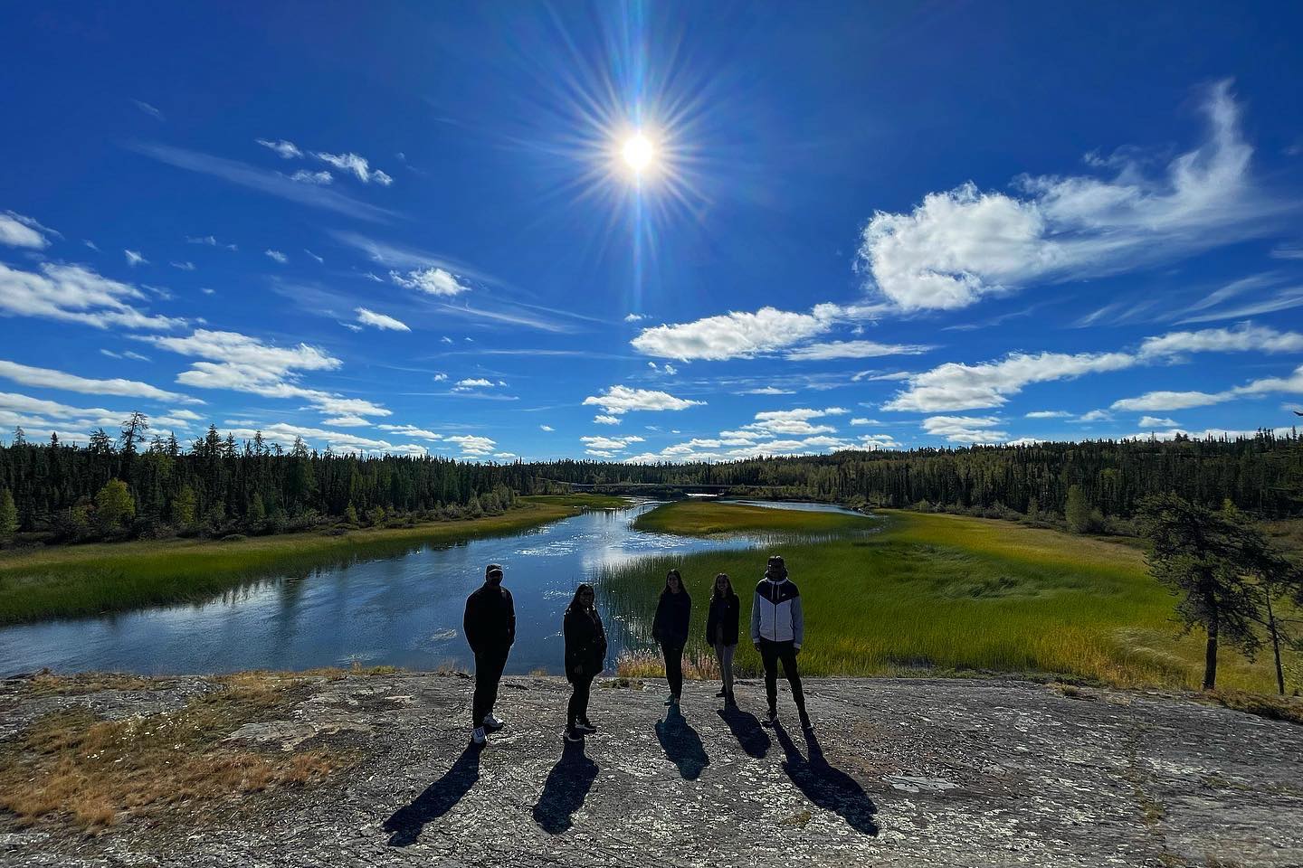 Guests enjoy Nature Hike in Yellowknife with North Star Adventures