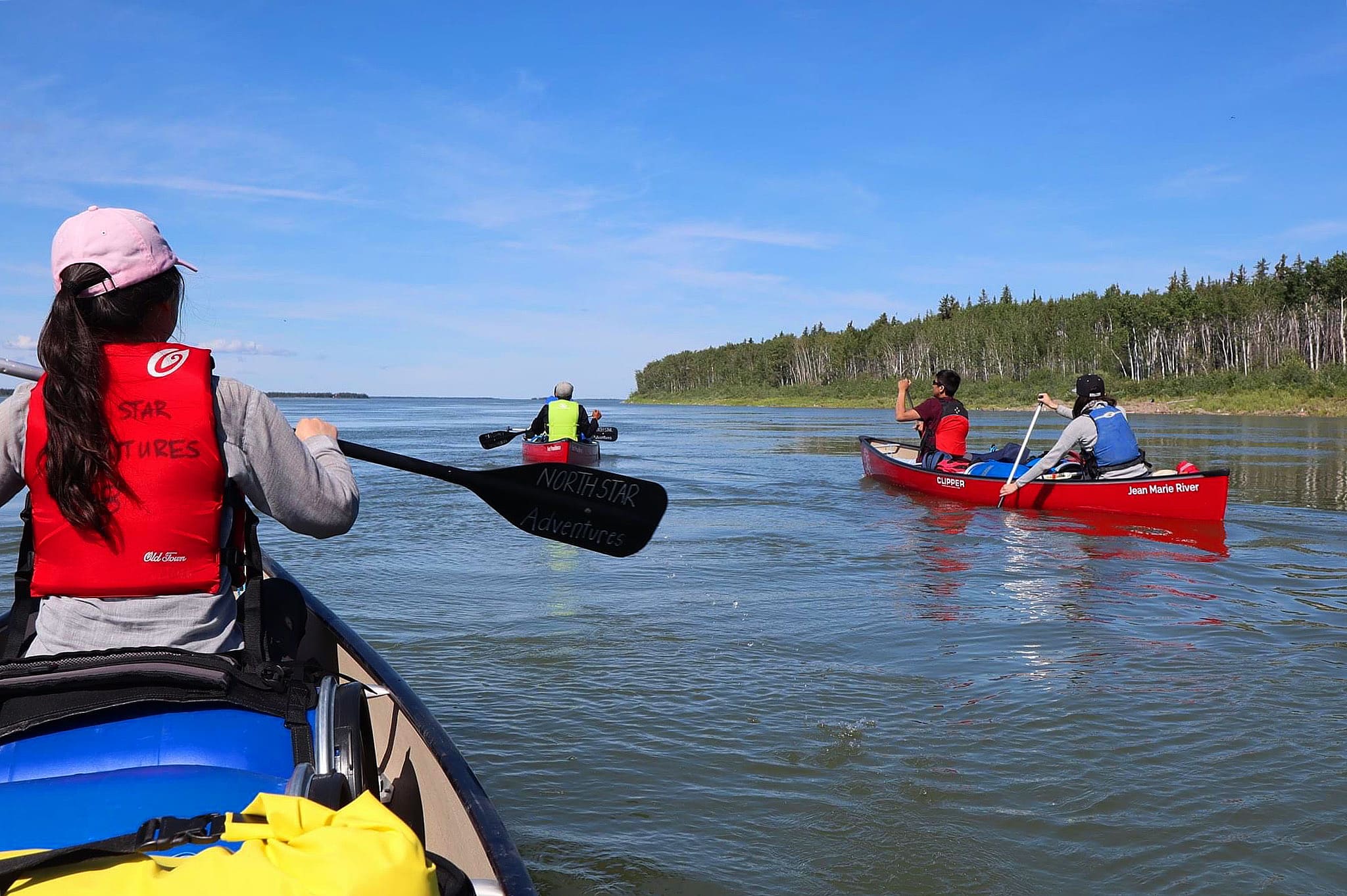 youth on the land camp, youth culture camp, canoeing and camping on the mackenzie river