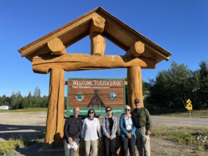 Guests enjoy Fort Simpson on our Mackenzie Nahanni Package with North Star Adventures
