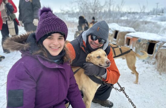 Guests enjoy fun traditional dogsled tour experience with North Star Adventures in Yellowknife